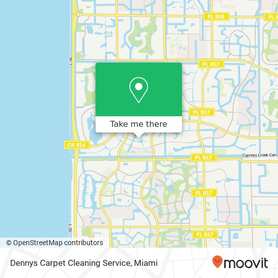Dennys Carpet Cleaning Service map