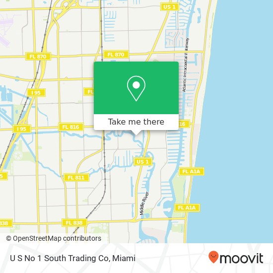 U S No 1 South Trading Co map