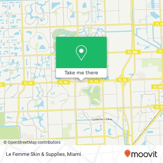 Le Femme Skin & Supplies map