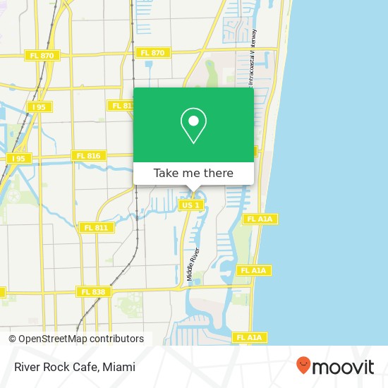 River Rock Cafe map