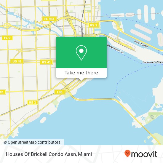 Houses Of Brickell Condo Assn map