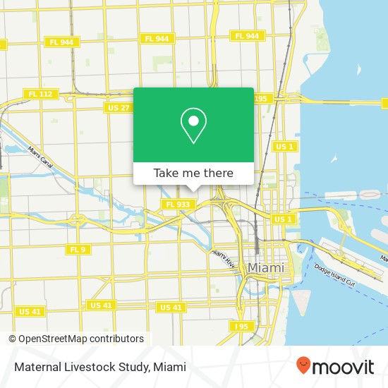 Maternal Livestock Study map