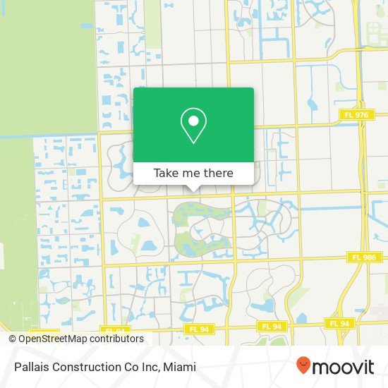 Mapa de Pallais Construction Co Inc