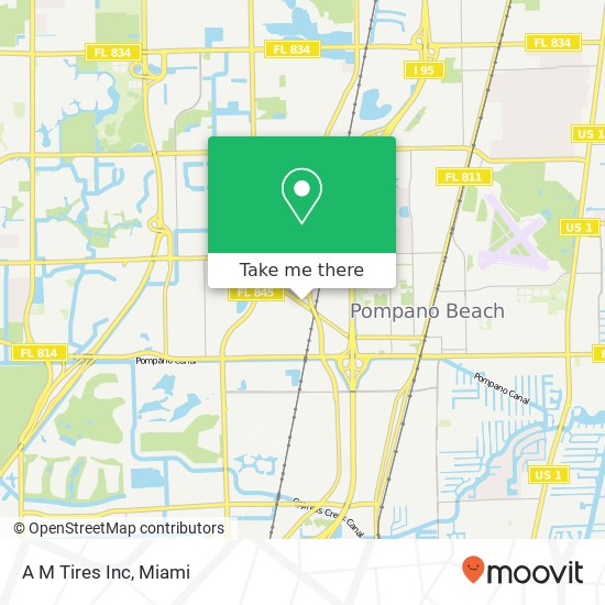 A M Tires Inc map