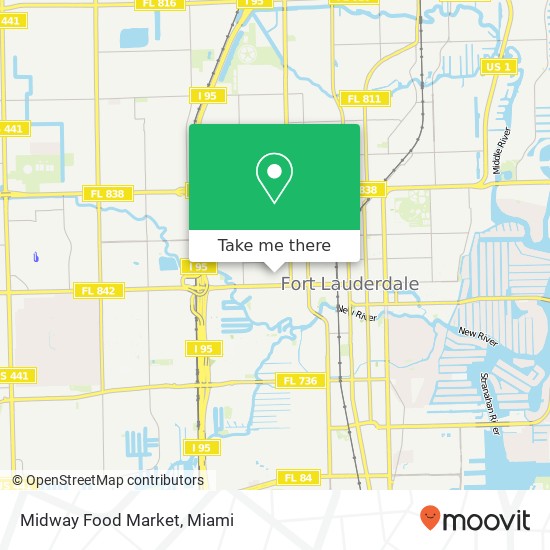 Mapa de Midway Food Market