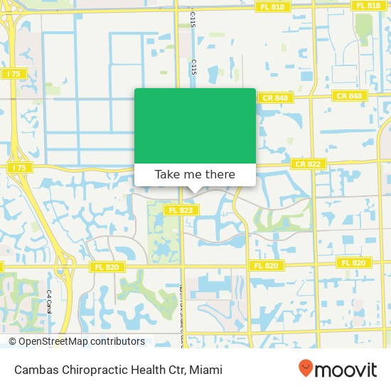 Cambas Chiropractic Health Ctr map