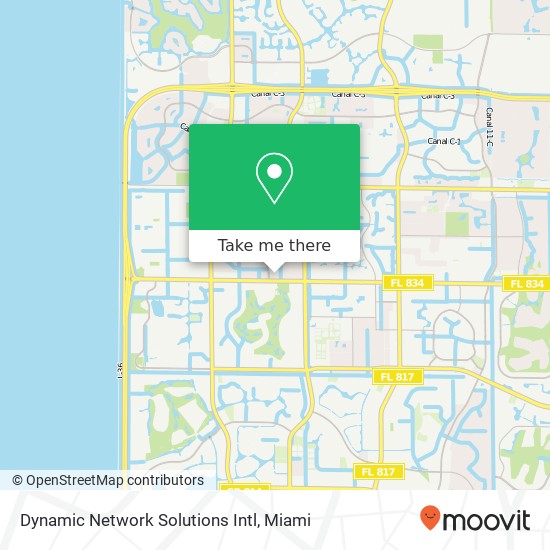 Mapa de Dynamic Network Solutions Intl