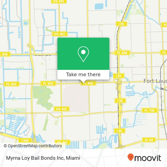 Mapa de Myrna Loy Bail Bonds Inc
