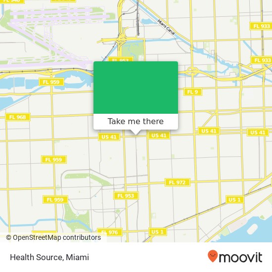 Health Source map