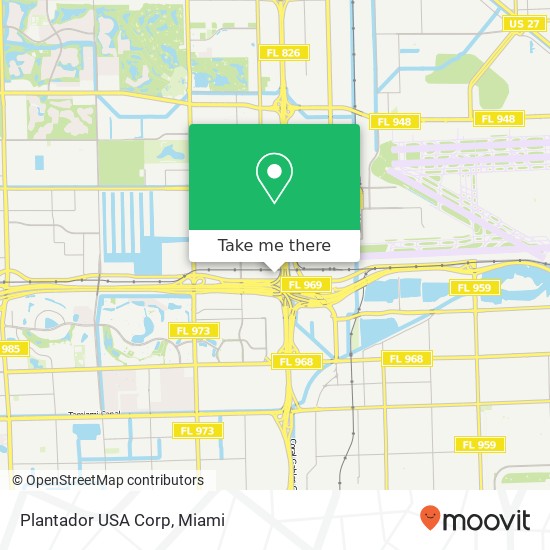 Plantador USA Corp map