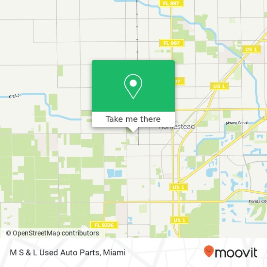 M S & L Used Auto Parts map