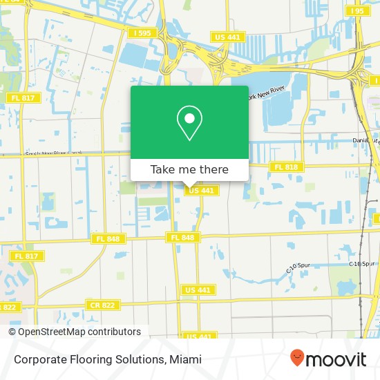 Corporate Flooring Solutions map