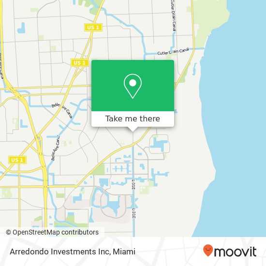Mapa de Arredondo Investments Inc