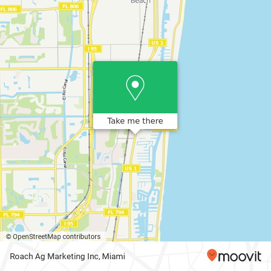 Mapa de Roach Ag Marketing Inc
