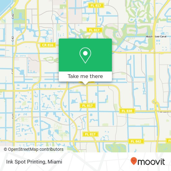 Ink Spot Printing map