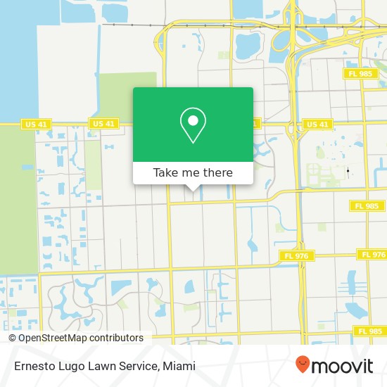 Mapa de Ernesto Lugo Lawn Service