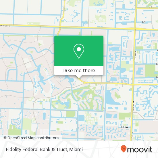 Mapa de Fidelity Federal Bank & Trust
