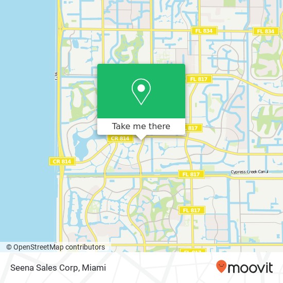 Seena Sales Corp map