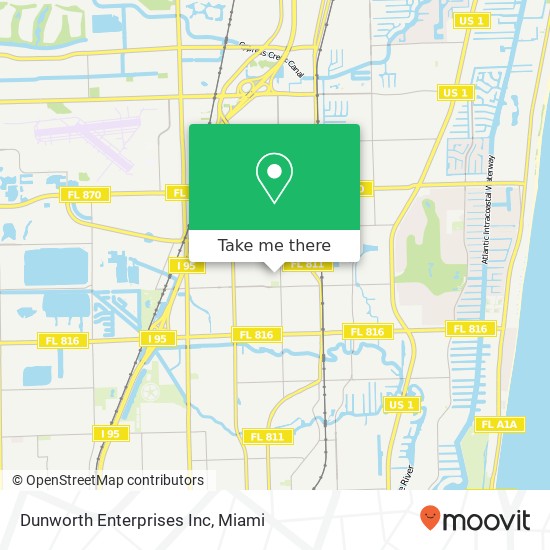 Mapa de Dunworth Enterprises Inc