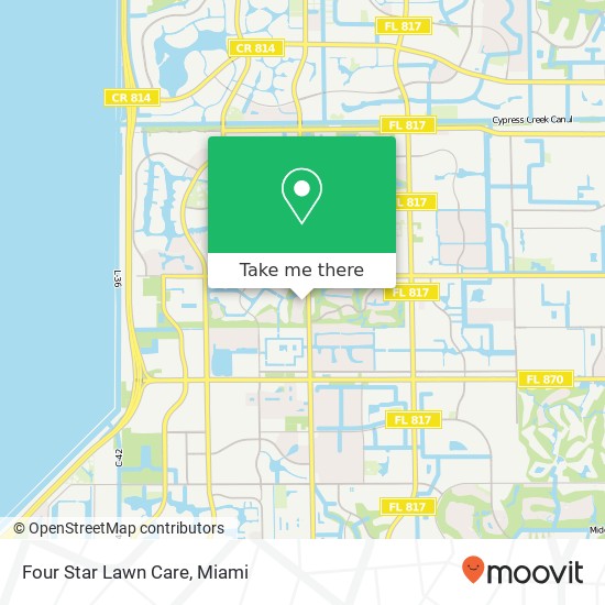 Mapa de Four Star Lawn Care