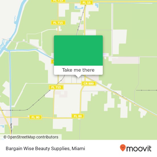 Bargain Wise Beauty Supplies map