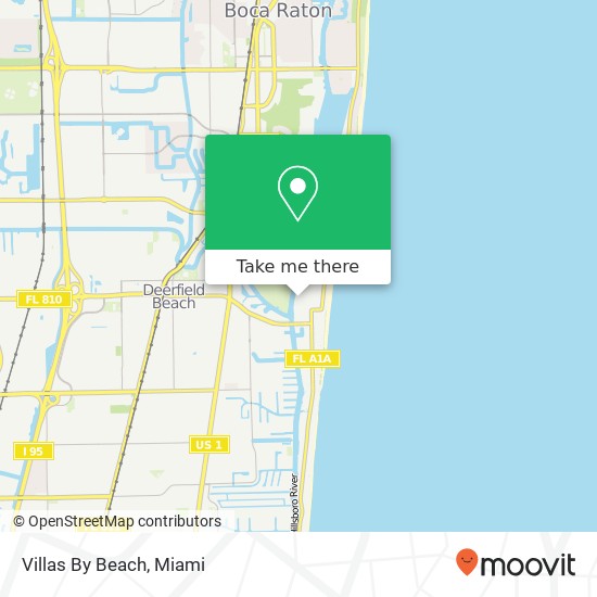 Villas By Beach map