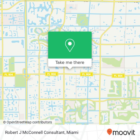 Robert J McConnell Consultant map