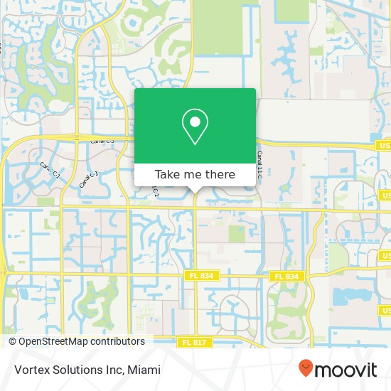 Mapa de Vortex Solutions Inc