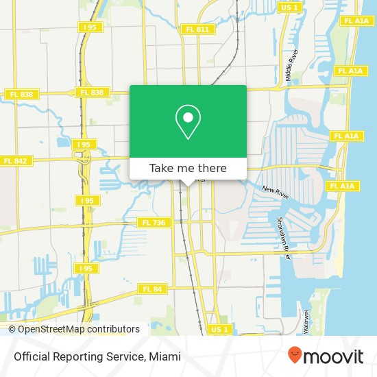 Mapa de Official Reporting Service