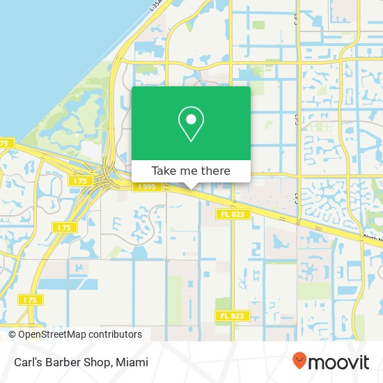 Carl's Barber Shop map