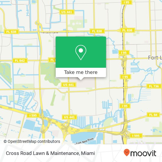 Cross Road Lawn & Maintenance map