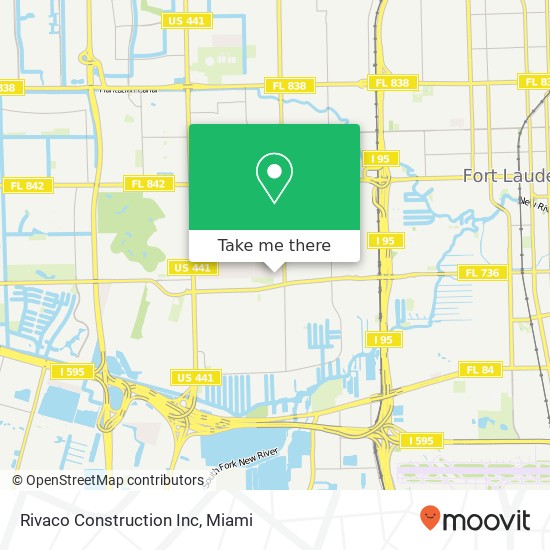 Rivaco Construction Inc map