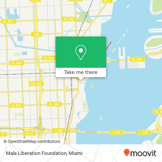 Mapa de Male Liberation Foundation