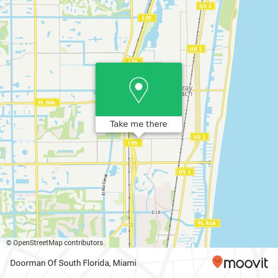 Doorman Of South Florida map