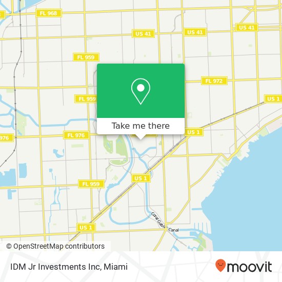 Mapa de IDM Jr Investments Inc