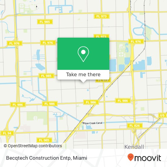 Mapa de Becqtech Construction Entp