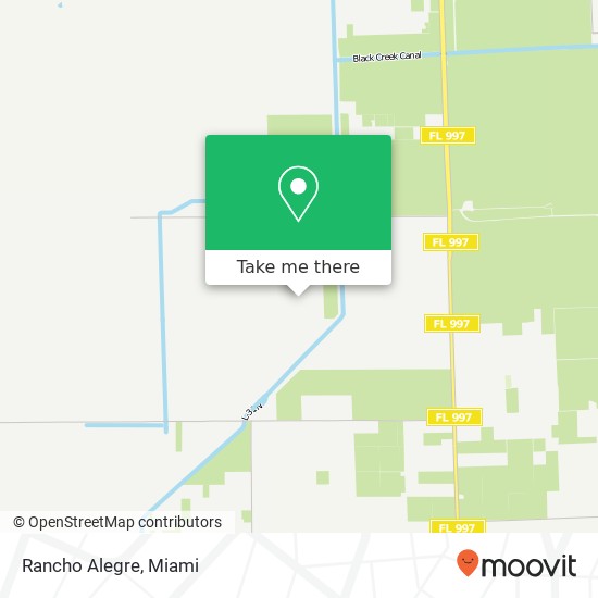 Rancho Alegre map