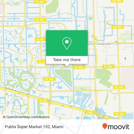 Mapa de Publix Super Market 152