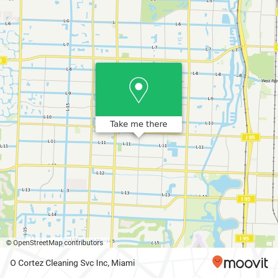 O Cortez Cleaning Svc Inc map