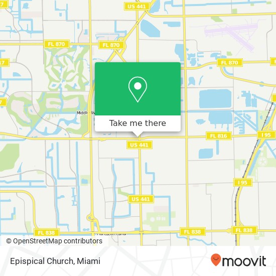 Epispical Church map