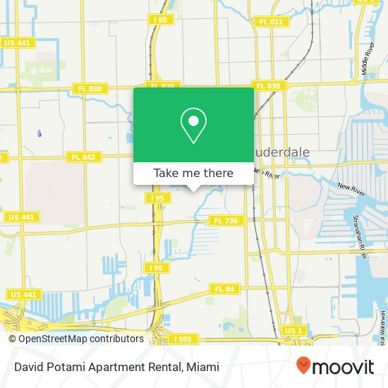 David Potami Apartment Rental map