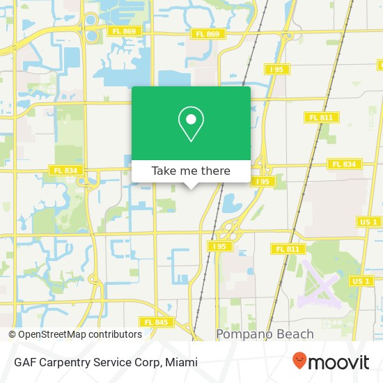 GAF Carpentry Service Corp map