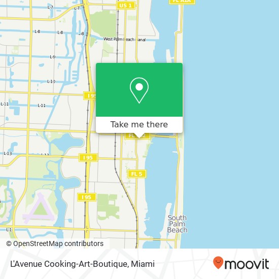 L'Avenue Cooking-Art-Boutique map