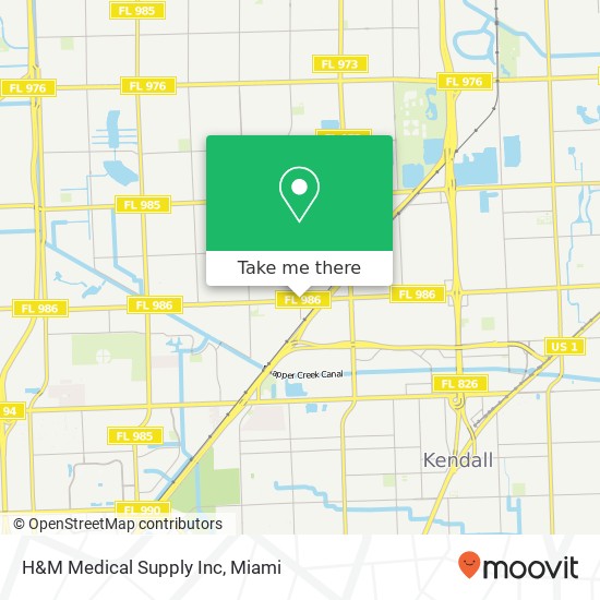 H&M Medical Supply Inc map