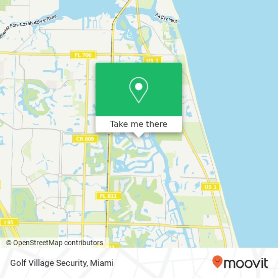 Golf Village Security map
