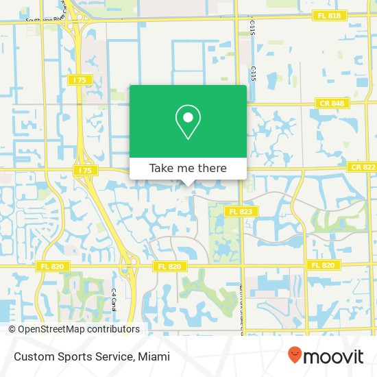 Custom Sports Service map