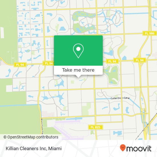 Mapa de Killian Cleaners Inc