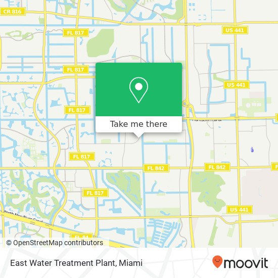 Mapa de East Water Treatment Plant