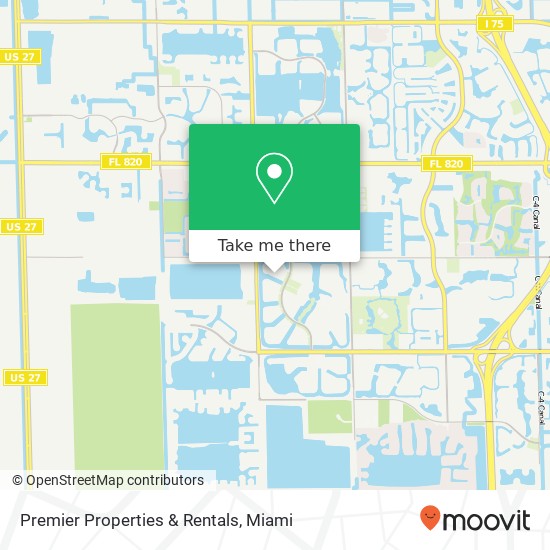 Premier Properties & Rentals map