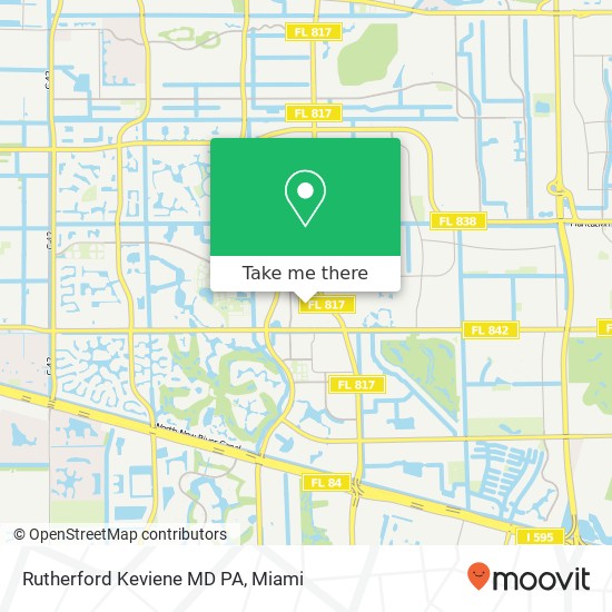 Rutherford Keviene MD PA map